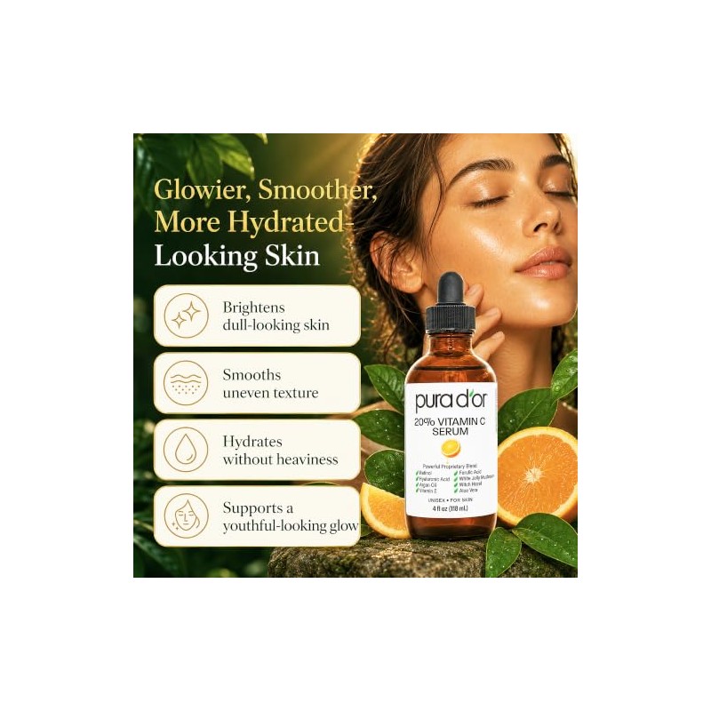 Pura Dor Vitamin C Serum, 4 Ounce
