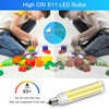 Megereet Updated Dimmable JDE11 120V 100W 120W Halogen Mini Candelabra