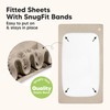 2-Pack Waterproof Crib Sheets for Boys, Girls - Viscose Derived