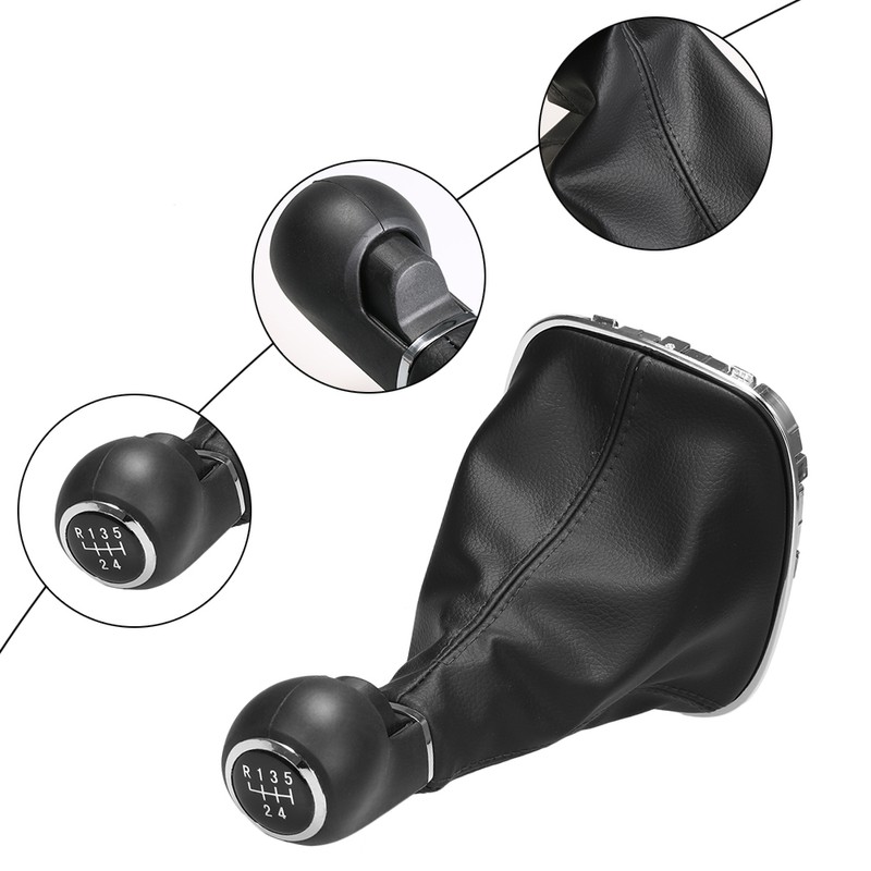 5 Speed Gear Shift Knob Manual Shifter Gaitor Boot Cover