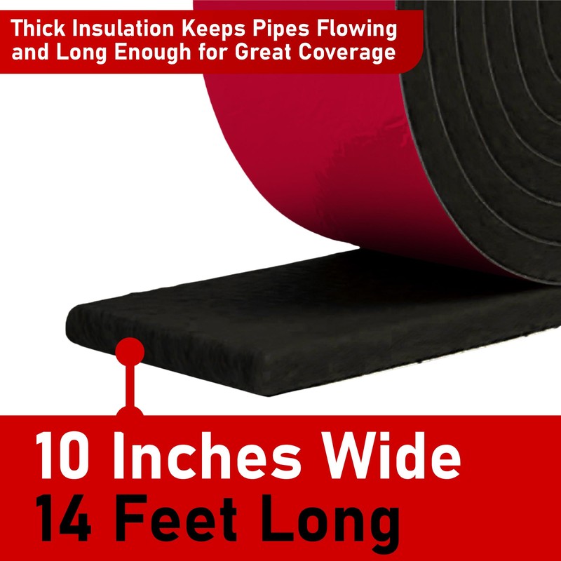 Redford Supply Co. 10 inch x 14 ft, Pipe Insulation