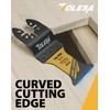 TOLESA 50PCS Arc Edge Oscillating Saw Blade Wood, CR-V Oscillating