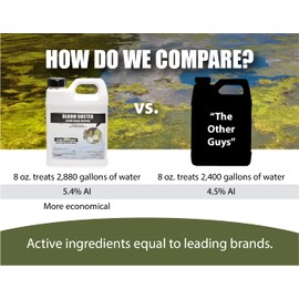 Bloom Buster Algae Control for Fish Ponds & Water Gardens - 32 Ounces - Safe for Koi Fish, Goldfish & Plants - Controls Algae in Ponds & Water Features, EPA Registered