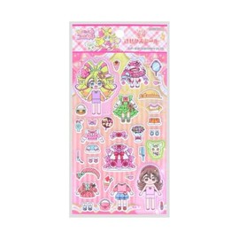 Sunstar Stationery 319604 Kimi to Idol Pretty Cure ♪ Transformation Theme Sticker, A Pattern