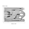 25 in 1 Foldable Pliers Stainless Steel Multifunctional Compact Pliers