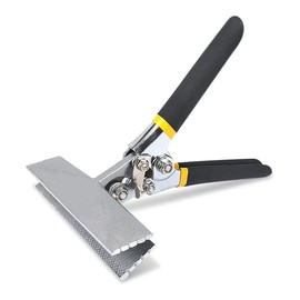 Socpuro Sheet Metal Hand Seamer, 6 Inch Straight Jaw Sheet Metal Bender Tool Non-Slip Handle Seamer Tool for Bending and Flattening Sheet Metal