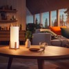 KUNJOULAM Modern Small Table Lamps, Nightstand Lamp with Linen Fabric