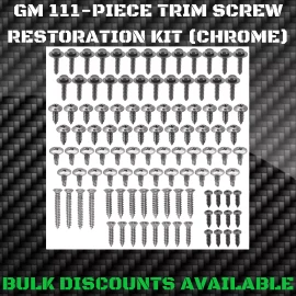 GM Replacement 1982+ S10 S15 Pick Up Blazer Interior Exterior Molding Engine Bay Trim SCREW KIT