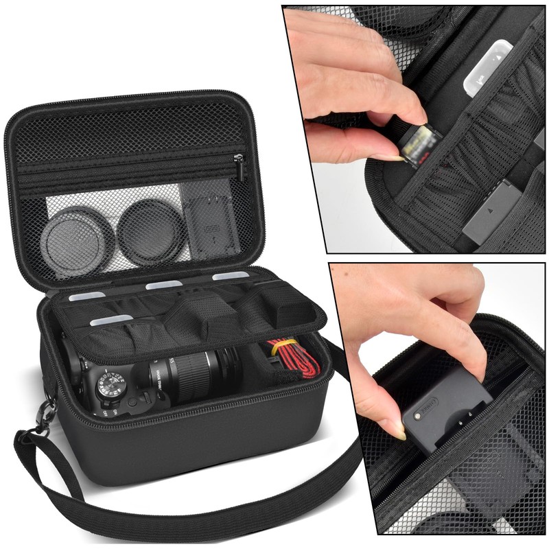 casmilee Digital Camera Case Compatible with Canon EOS Rebel T7