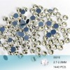 1440pcs Flatback Crystal Rhinestones for Crafts Clothes DIY Decoration, Crystal,