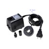 Lewisia 211 GPH Fountain Pump Submersible with LED Light Adjustable