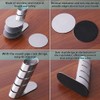 Cup Coasters, Newness Cup Coasters Set with Decorative Rack, Stainless