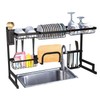 LOPOO Over The Sink Dish Drying Rack, Stainless Steel Kitchen