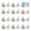 FOCMKEAS 20PCS AAA/Single-S-Tail Stainless Steel Metal Battery Spring Positive and