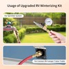 RV Winterizing Kit Winterize Sprinkler Blowout Adapter with Integrated Pressure
