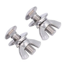 Butterfly Bolts Wing Nuts Wing Screw, 316 Stainless Steel Material Butterfly Bolts, Lightweight and Portable for Fasteners in Home Diving