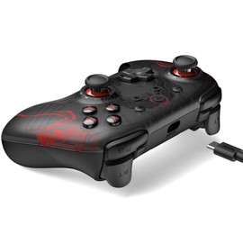 8BitDo Ultimate 2C Wired Controller for Windows PC and Android, with Hall Effect Joysticks and Hall Triggers, 1000Hz Polling Rate, and Remappable L4/R4 Bumpers - Black Myth: Wukong