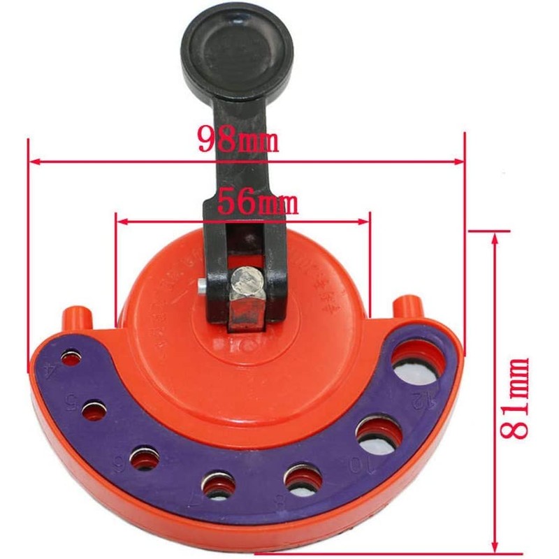 4-12mm Hole Opening Locator,Adjustable Diamond Hole Saw Drill Bit Guide,to