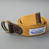 Gevard Tochigi Leather, Double Ring, Stretch Belt, Made in Japan,