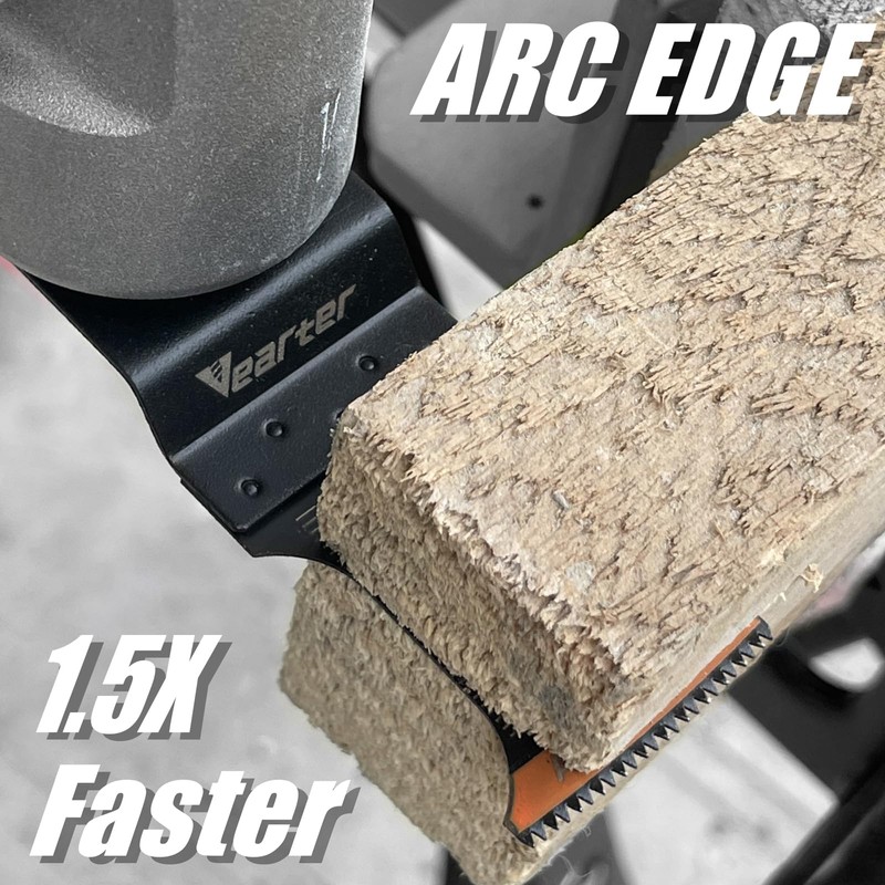 Vearter 44mm 10本組 首振り鋸刃 高炭素鋼 ユニバーサルマルチツールブレードキット アークエッジ歯切断 木製プラスチック石膏ボード用