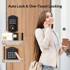 ELAMOR Fingerprint Door Lock, Keyless Entry Door Lock with Automatic