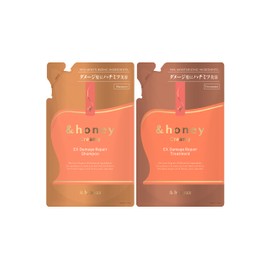 &honey & honey creamy EX damage repair shampoo treatment refill set "Rich honey beauty for damaged hair" hair care