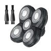 Head Shaver Replacement Heads Compatible with Bald Head Shavers for