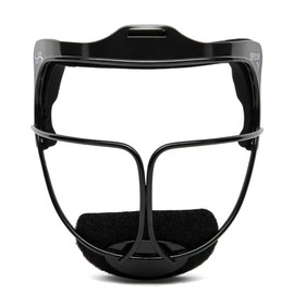 Boombah DEFCON Advanced Steel Fielder's Mask Black - Size Adult
