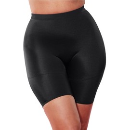 YITTY Women's Headliner Shaping High Waist Short, Medium Compression, No-Show Seams, Iconic Black, M