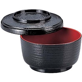 Fukui Craft Hitsu, Zelkova Wariko, Made in Japan, Mini, Black Uchi Red Paint (Parent)