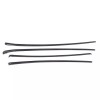 Ynei 4PCS Matt Black Interior Door Panel Trim Strip Set