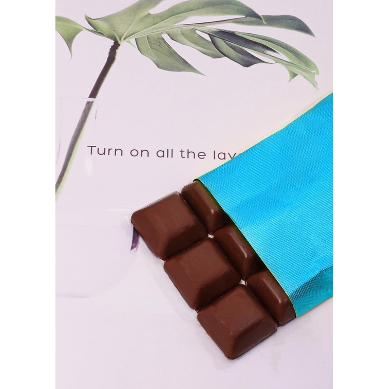 PPhtony Foil Candy Wrapper 100Pcs 6x6 Inch Aluminum Chocolate Bar