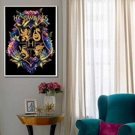 Cross Stitch Kit Diamond Painting Hogwarts Invitation Diamond Painting Diamond Art All Over Stick Bead Art 5D Mosaic Art Handmade DIY Craft Kit 30x40cm