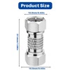 RFAdapter Male to Male Coax Connector, 2 Pack 75ohm F