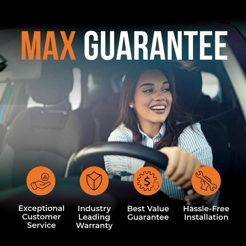 Max Advanced Brakes Rear Brake Pad Compatible With 2014 2015