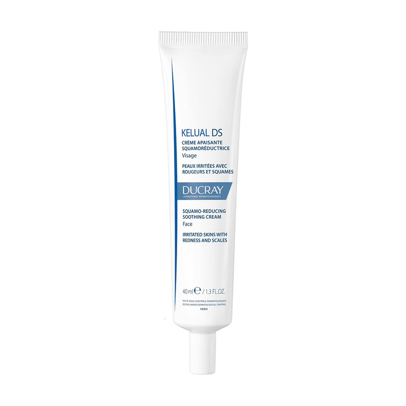 Ducray Kelual Ds, Crema Facial Calmante a Irritación, 40ml