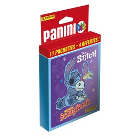 Panini Stitch 2 Mon Super Scrapbook Blister Pack 11 Sleeves + 4 Free Blue