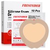 FRESINIDER 7"x7" (Pack of 10) Wound Silicone Sacral Foam Dressing