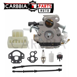 For Husqvarna Carburetor Tune Up Kit For Husqvarna 435 440 435E 440E with Air Filter Fuel Line