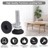 KBNIAN Adjustable Furniture Feet, Pack of 10 M8 x 38,