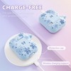 DXITROMI Compatible with Airpod Case - Butterfly Flowers Engraved Design