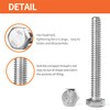 #10-24 x 3/4" Hex Head Bolts Screws, Nuts, Flat and