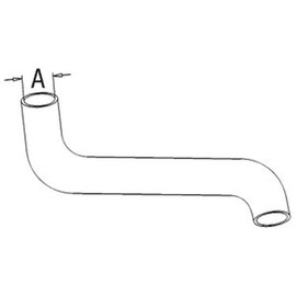 Stevens Lake Parts One New Top Radiator Hose Fits Massey Ferguson 180, Diesel, Gas Continental Engine, Perkins Eng. Models Interchangeable with 506380M1
