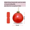 Huoety Inflatable Christmas Ornaments,(9'' 10 pcs) Large Inflatable Christmas Balls,Christmas