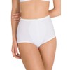 Playtex Womens I Can't Believe It's Girdle Brief Shapewear, White,