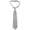 Retreez Woven Pre-tied Boy's Tie with Stripe Textured - Grey