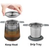 INNAWERK PureBru Loose Tea Infuser with Lid, Extra Fine Mesh