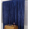 SquarePie Sequin Backdrop 10FT x 10FT Navy Blue Curtain Background