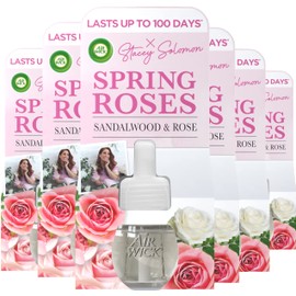 Air Wick |Spring Roses |Plug in Air Freshener Refill |19ml| Pack of 6