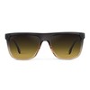 WearMe Pro Men's Bold Flat-Top Square Sunglasses - Polarized Lenses,